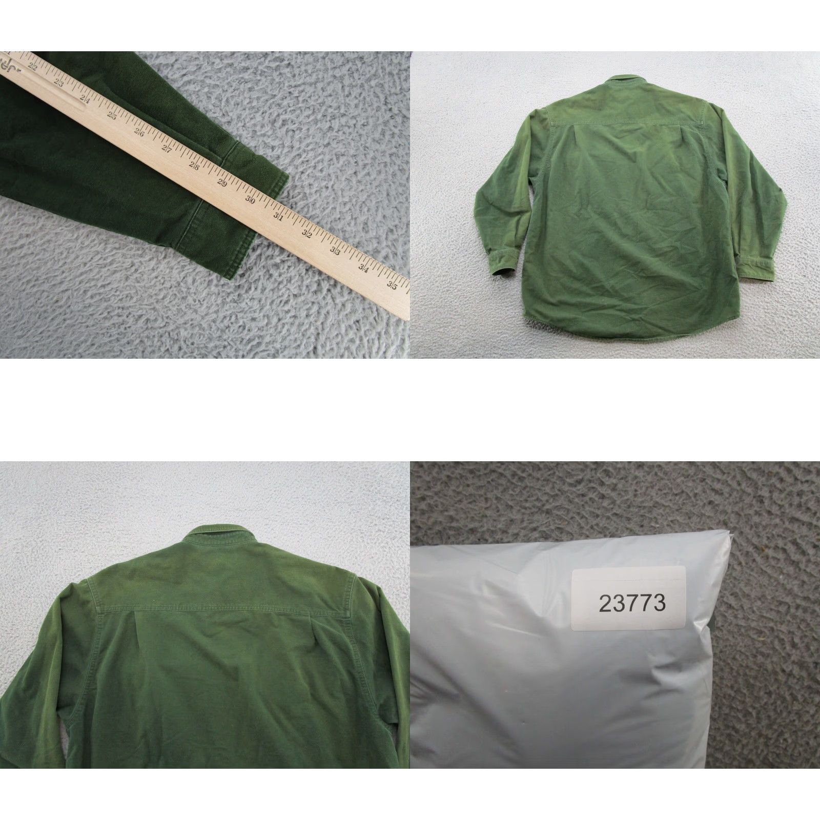 Eddie Bauer VINTAGE Eddie Bauer Button-Up Green Flannel Shirt Mens Size L Collared Long Sleeve Cotton Cotton Shirt Controls? (Wait) Size US L / EU 52-54 / 3 - 8 Thumbnail