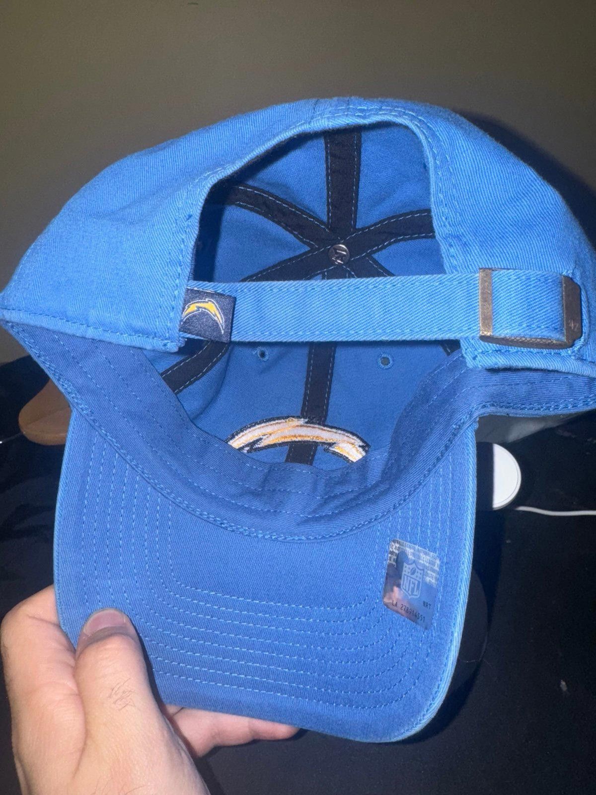 47 Brand Los Angeles Chargers 47 Brand Strapback Hat Blue Rare Mens Size ONE SIZE - 4 Thumbnail