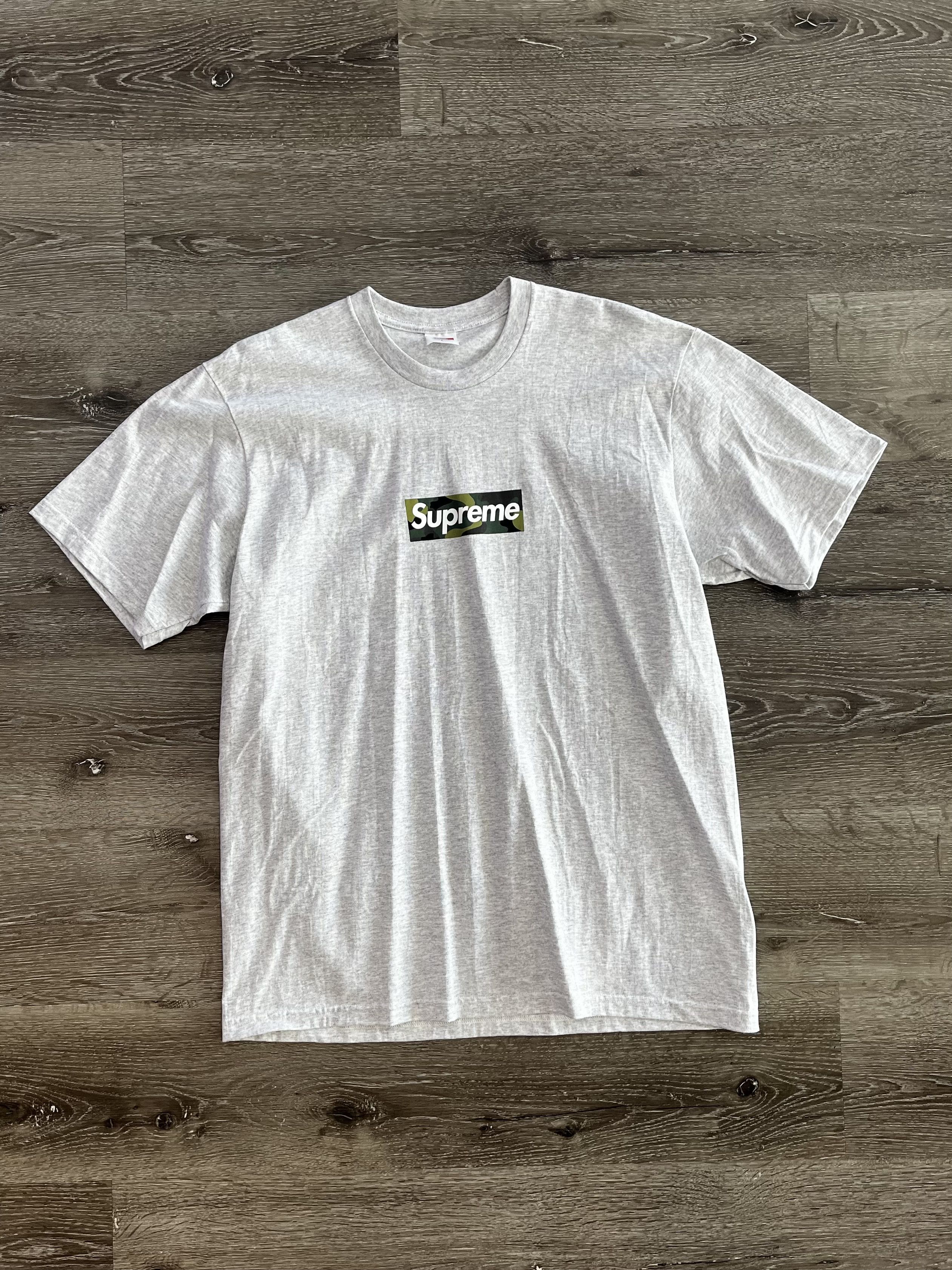 Supreme Supreme Shanghai box logo tee leopard | Grailed