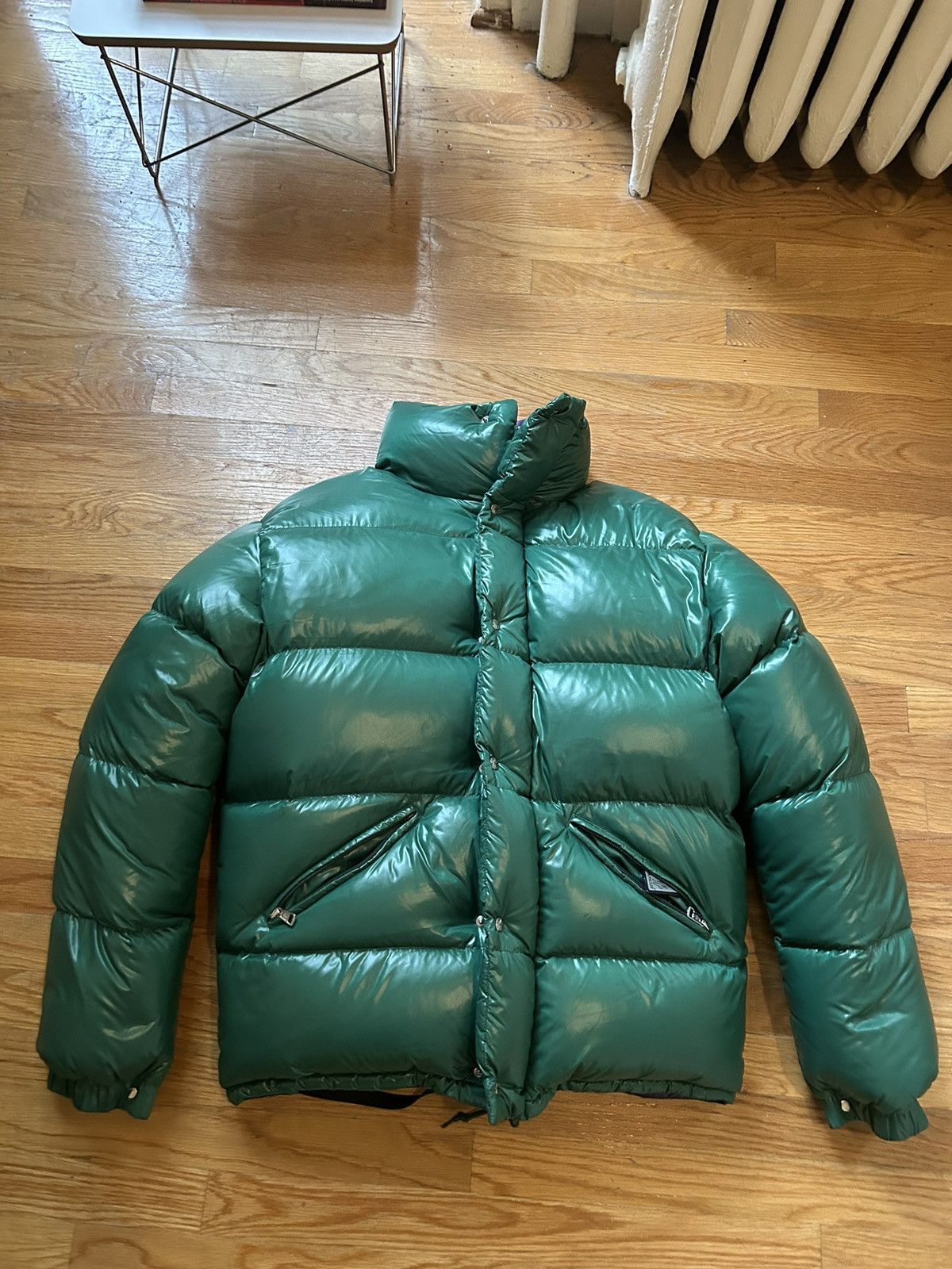 Moncler Moncler Dejan Green and purple puffer jacket Grailed