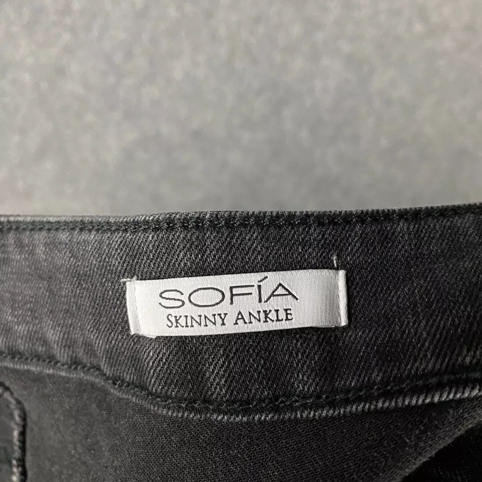 Other Sofia Jeans Women's 6 Skinny Ankle Denim Gray Stretch Cotton Size 28" / US 6 / IT 42 - 9 Thumbnail
