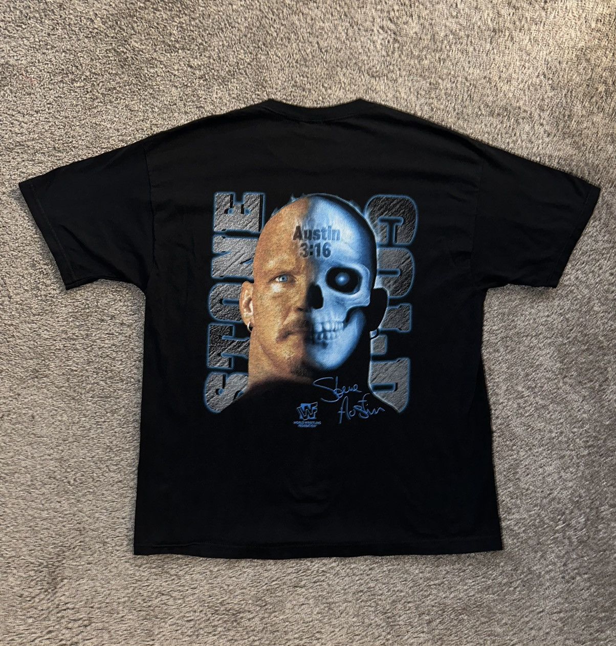 Vintage Vintage Stone Cold Steve Austin Other Side Jackass! T-Shirt Size US XL / EU 56 / 4 - 2 Thumbnail