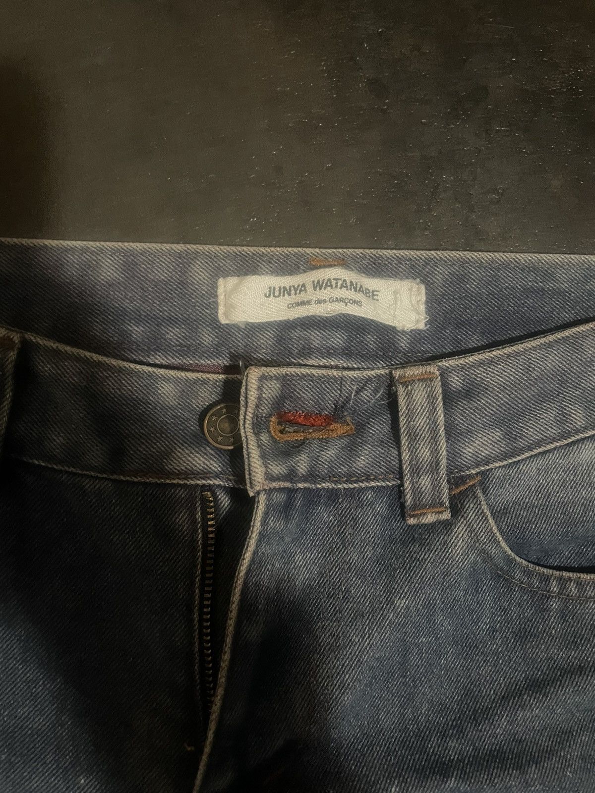 Comme des Garcons × Junya Watanabe Junya Watanabe x Comme des Garçons Ripped Jeans Size US 30 / EU 46 - 3 Thumbnail