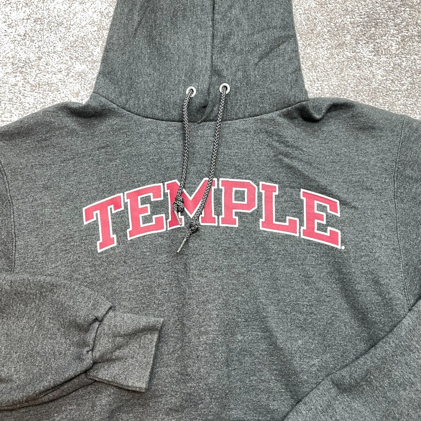 Champion Champion Hoodie Mens Small Gray Logo Pullover Sweatshirt Knit Size US S / EU 44-46 / 1 - 2 Thumbnail