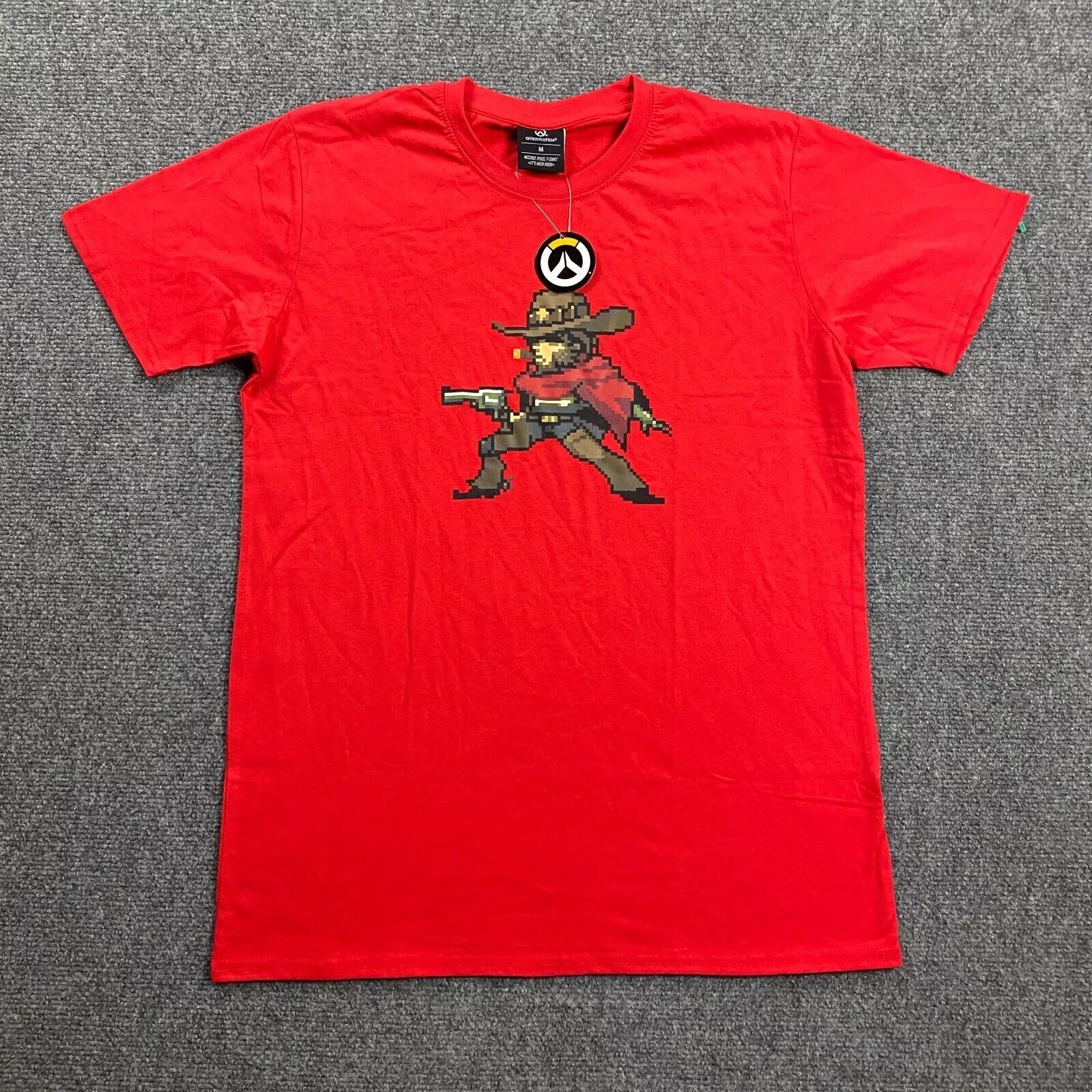 Other Overwatch Shirt Adults Medium Red McCree Pixel Mens NWT Size US M / EU 48-50 / 2 - 1 Thumbnail