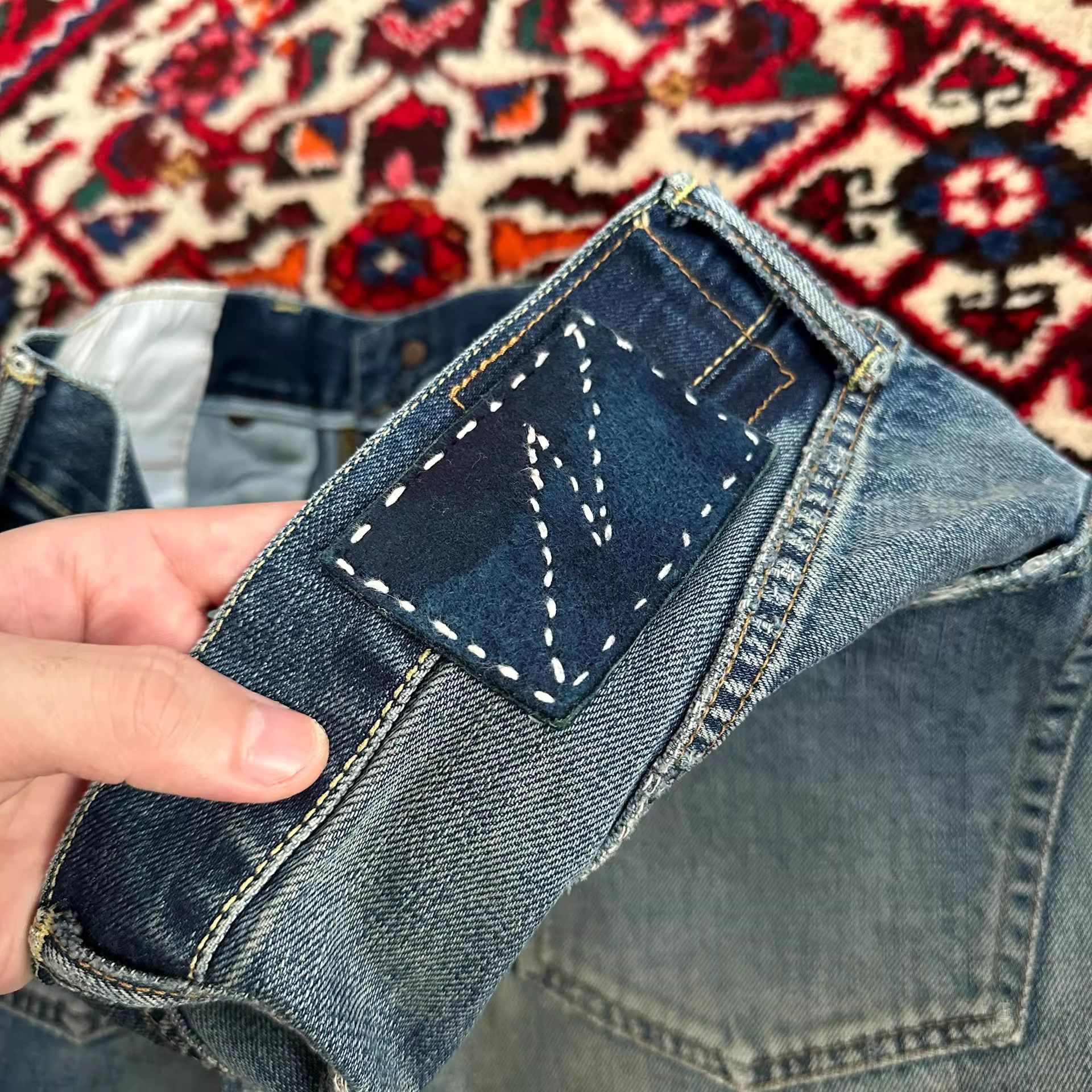 Visvim VISVIM 20SS DRY8 Wide Distressed Jeans Size US 27 - 5 Thumbnail