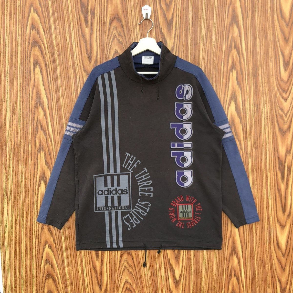 Vintage 90s Adidas Turtleneck Sweatshirt