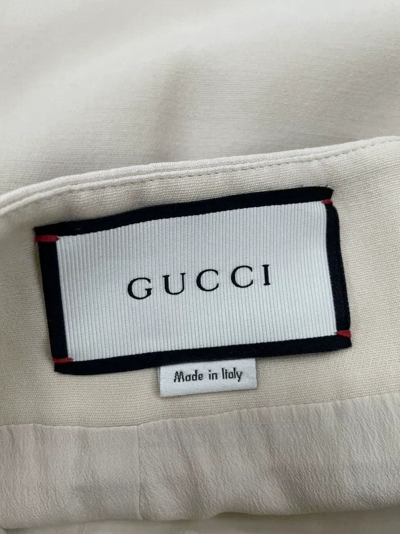 Gucci Gucci Beige short skirt half-length skirt Size 26" / US 2 / IT 38 - 3 Thumbnail