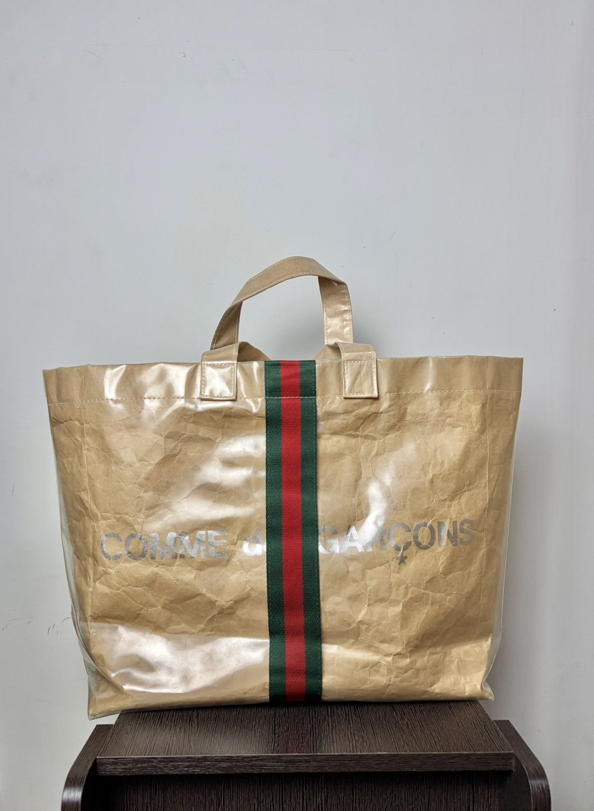 Comme des Garcons FREE TAX! 2018 Gucci CDG Collaboration Clear PVC Tote Bag Size ONE SIZE - 1 Thumbnail