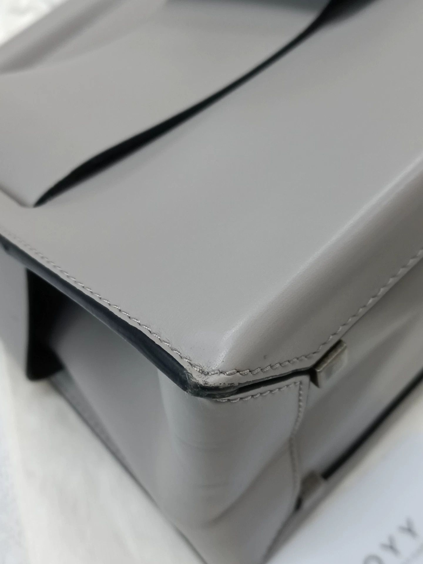 BOYY Boyy Karl24 Gray/White Turnlock Shoulder Bag 28x15x26-37 Size ONE SIZE - 3 Thumbnail