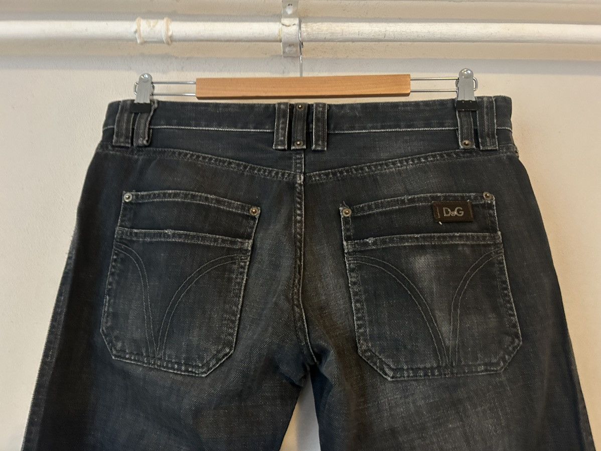 Dolce & Gabbana D&G Straight Fit Faded Denim Jeans Size US 33 - 8 Thumbnail