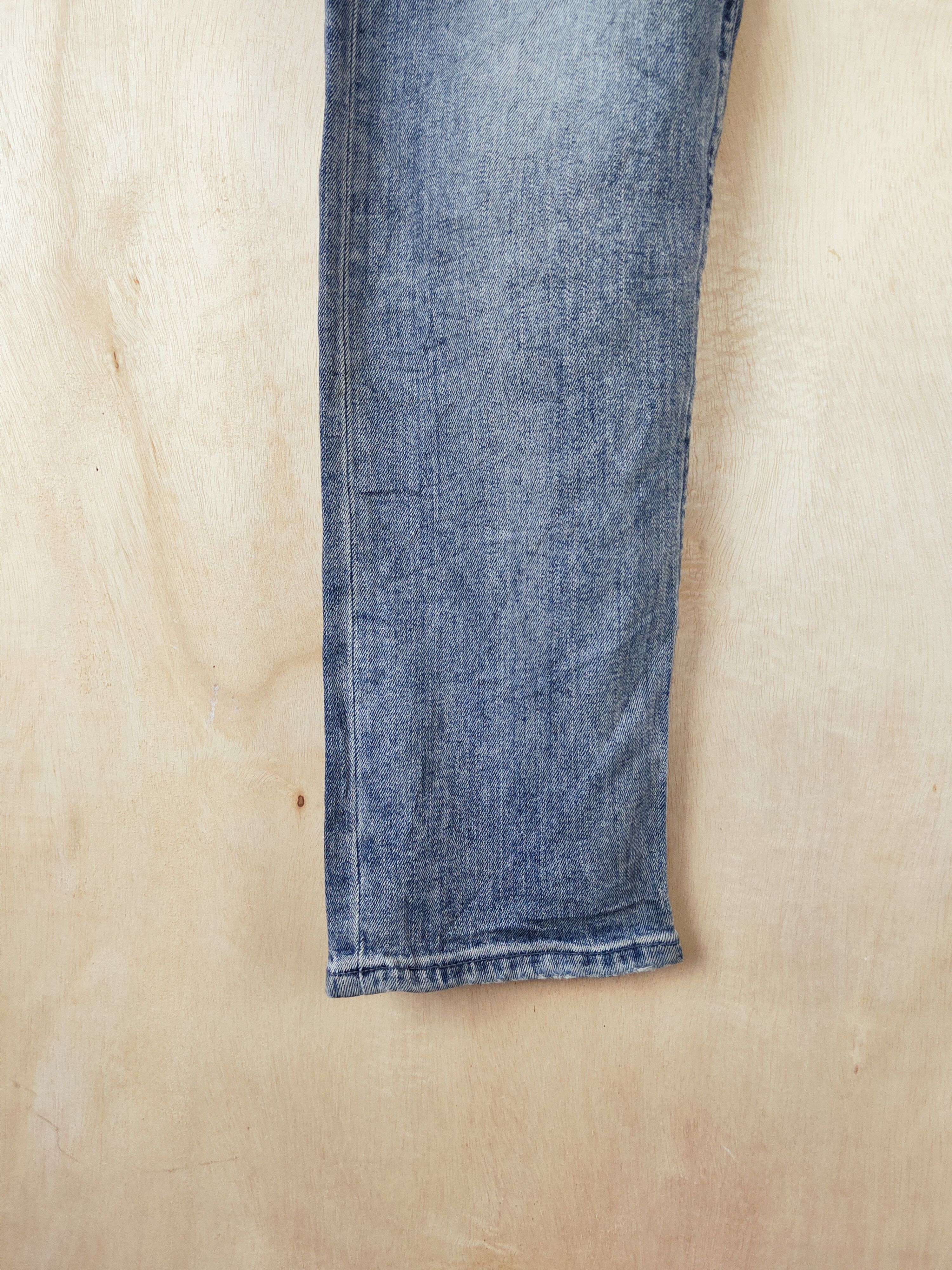 Bayflow Blue Faded Distressed Ripped Jeans #S2652