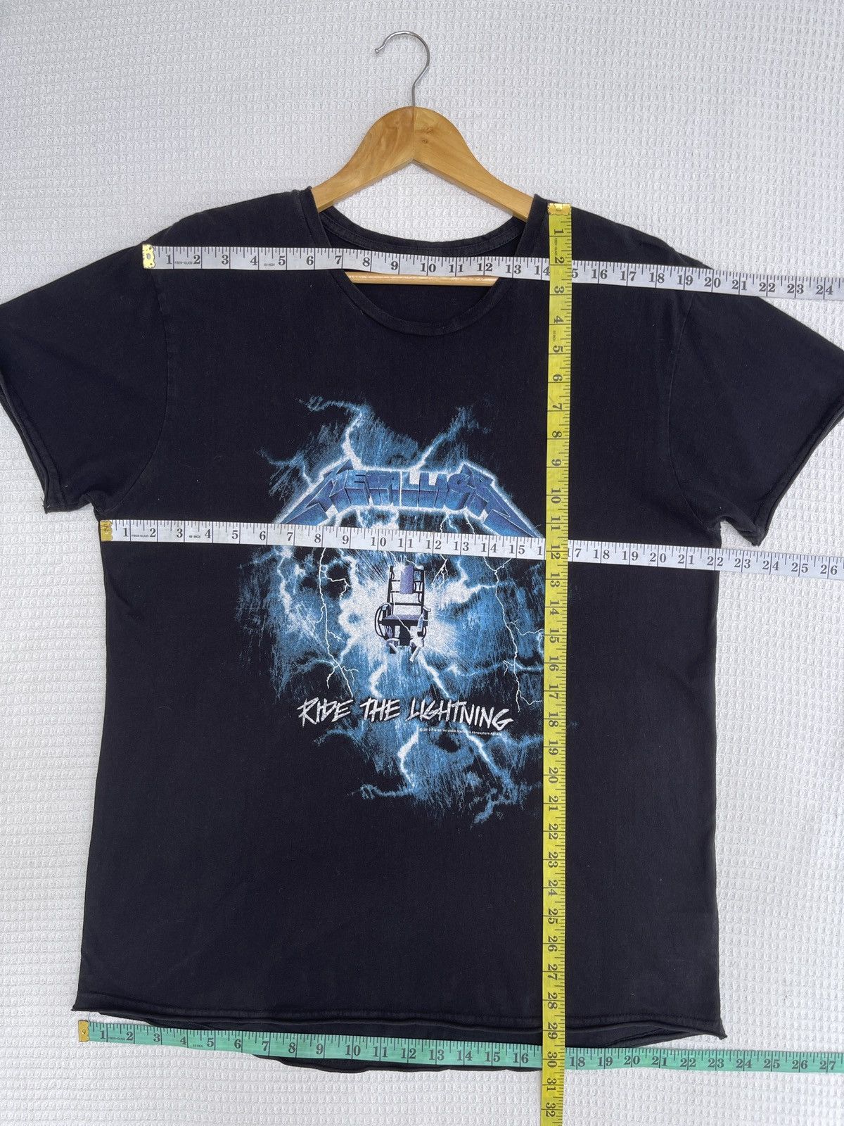 Band Tees Last Drop🔥Vtg y2k Metallica Ride The Lightning Rock Band Tee Size US L / EU 52-54 / 3 - 11 Thumbnail