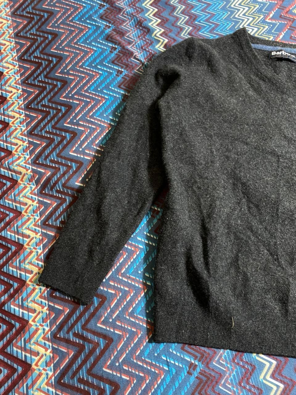 Barbour Barbour vintage 90s knit sweater 100% wool Size US L / EU 52-54 / 3 - 6 Thumbnail