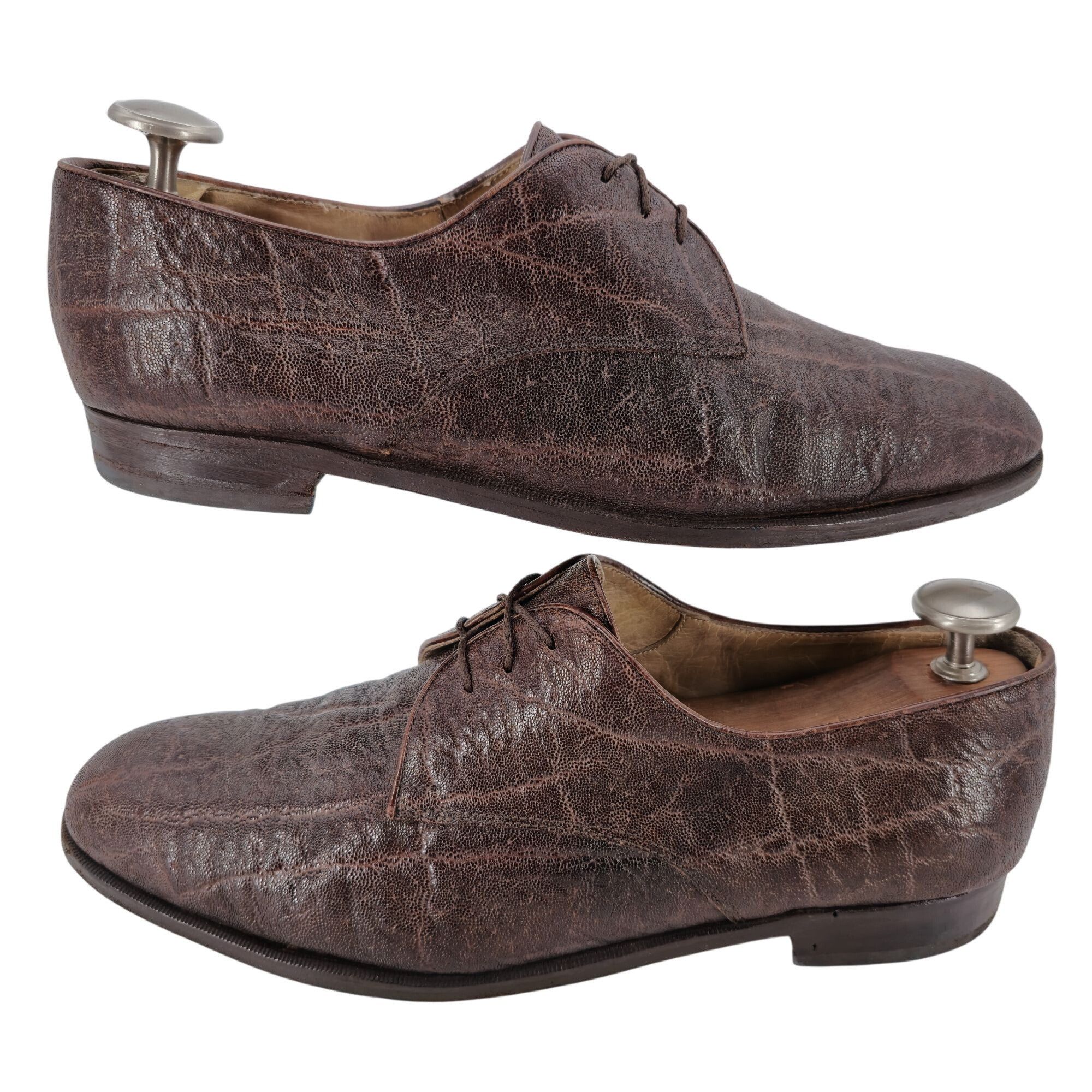 Church's Vintage Church's Custom Grade Exotic Elephant Trunk Brown 10 Size US 10 / EU 43 - 8 Thumbnail