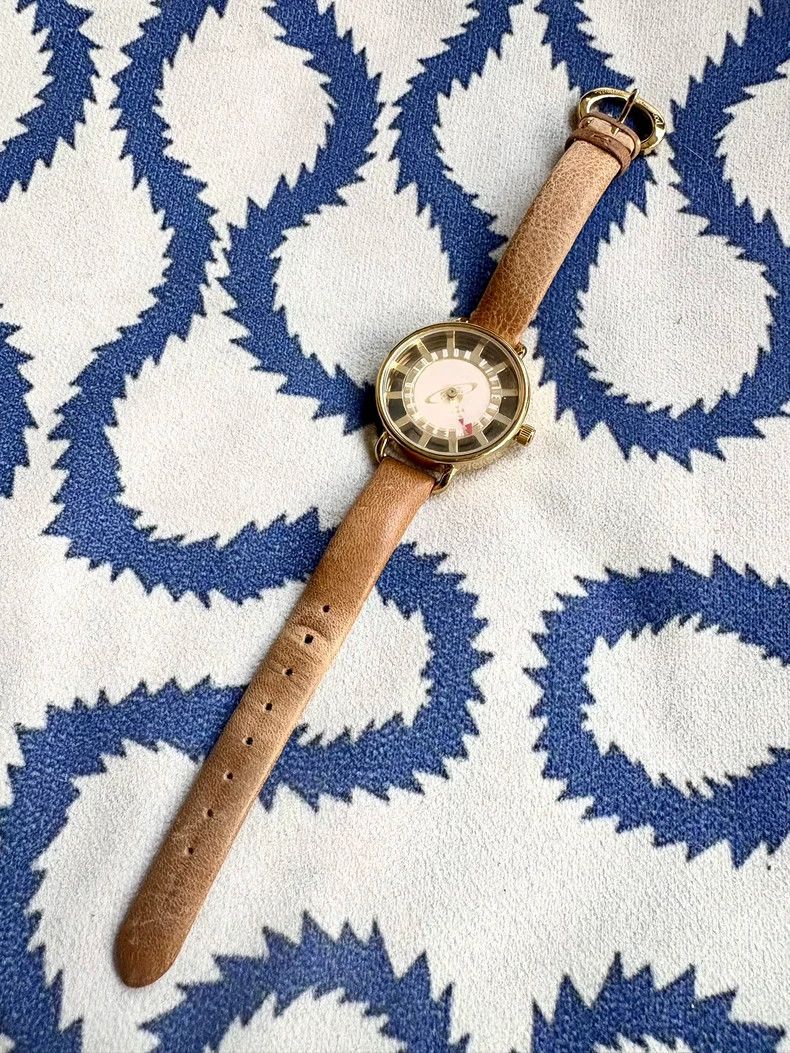 Vivienne Westwood Vivienne Westwood Vintage Beige Skeletal Saturn Watch Size ONE SIZE - 2 Thumbnail