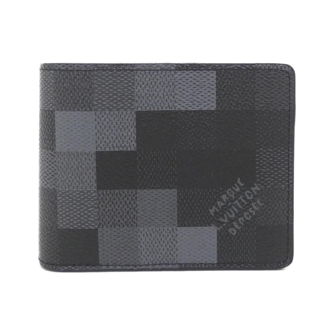 Louis Vuitton Louis Vuitton Louis Vuitton Damoflage Portefeuille Slender Leather Wallet Textile Short Wallet M14927 DUTY FREE for USA Size ONE SIZE - 1 Thumbnail