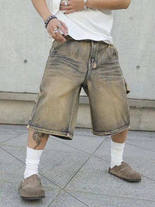 Jean Fuyuka x Hino Vintage Jorts Cargo Y2k Shorts Jeans Size US 32 / EU 48 - 6 Thumbnail