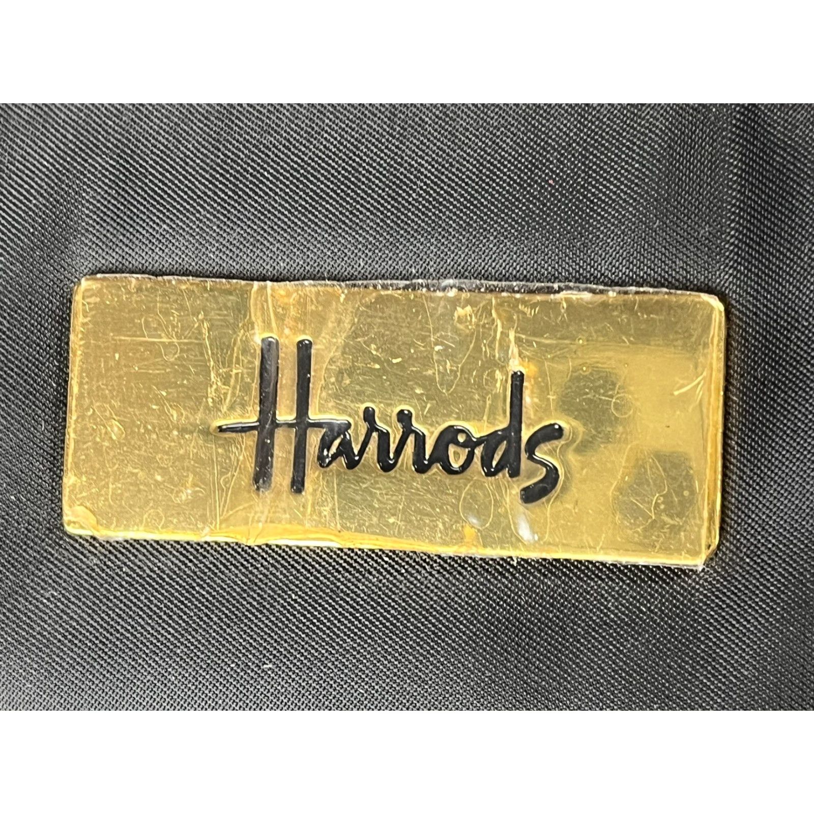 Harrods Harrod’s Black Quilted Fabric Handbag Purse NWOT Satchel/Top Handle Bag 10.5”x12” Women Small/Medium Black Quilted Bag Purse NWOT Size ONE SIZE - 4 Thumbnail