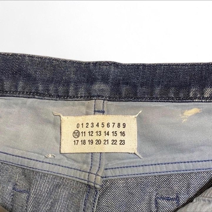 Maison Margiela Maison Margiela AW09 Flocked White Paint Denim Size US 34 / EU 50 - 6 Thumbnail