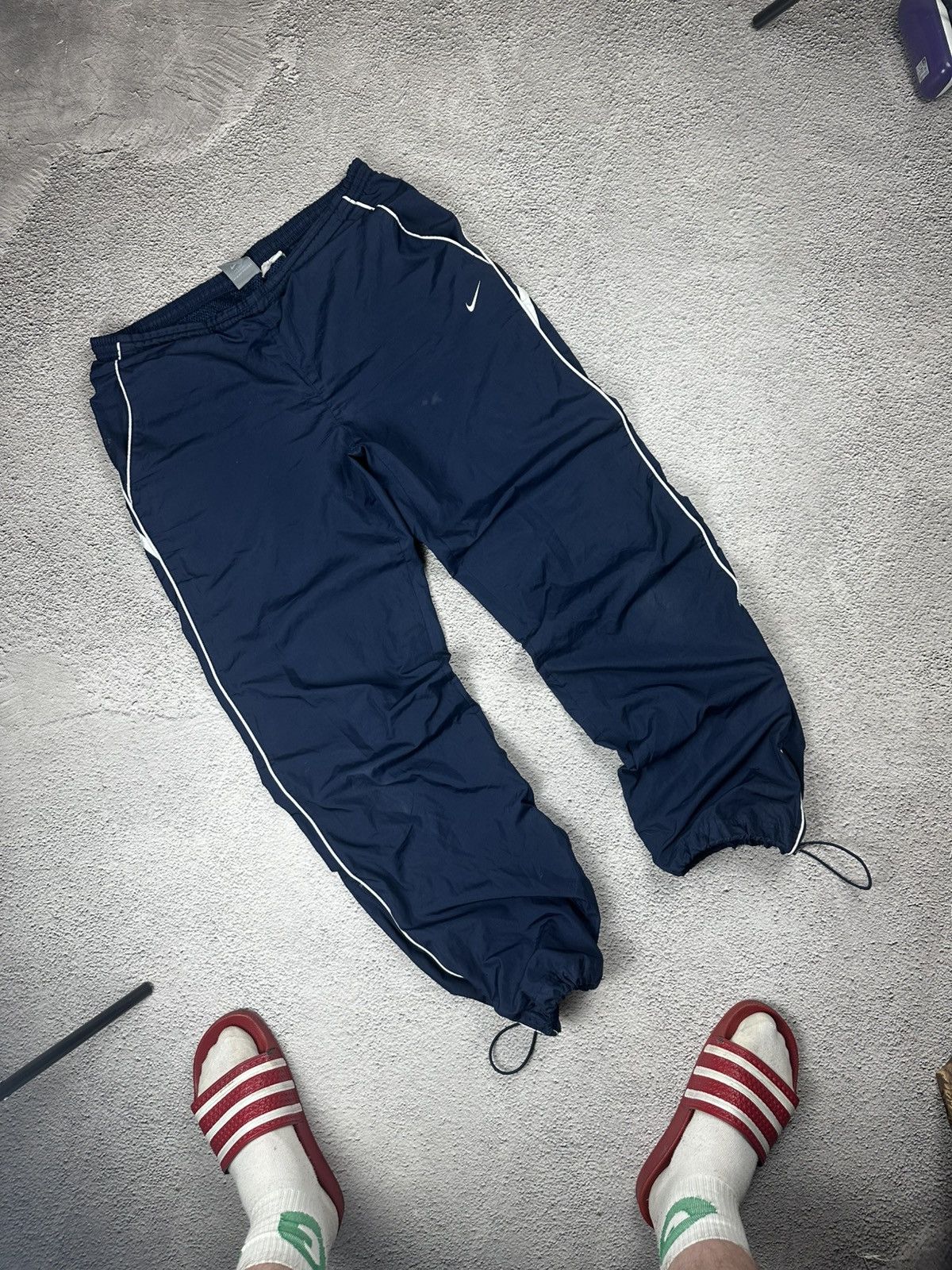 Nike Vintage Nike Nylon Track Pants Drill Y2K Style Baggy Size US 34 / EU 50 - 1 Thumbnail