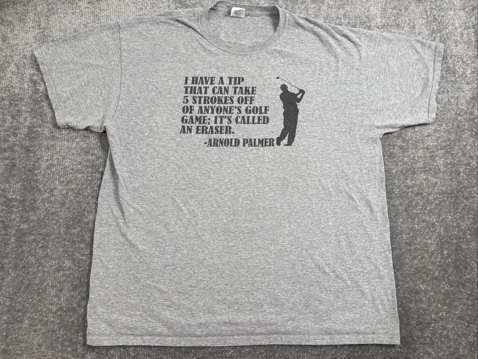 Fruit Of The Loom Vintage Golf T-Shirt Men’s Size XL Arnold Palmer Funny Humor Size US XL / EU 56 / 4 - 1 Thumbnail