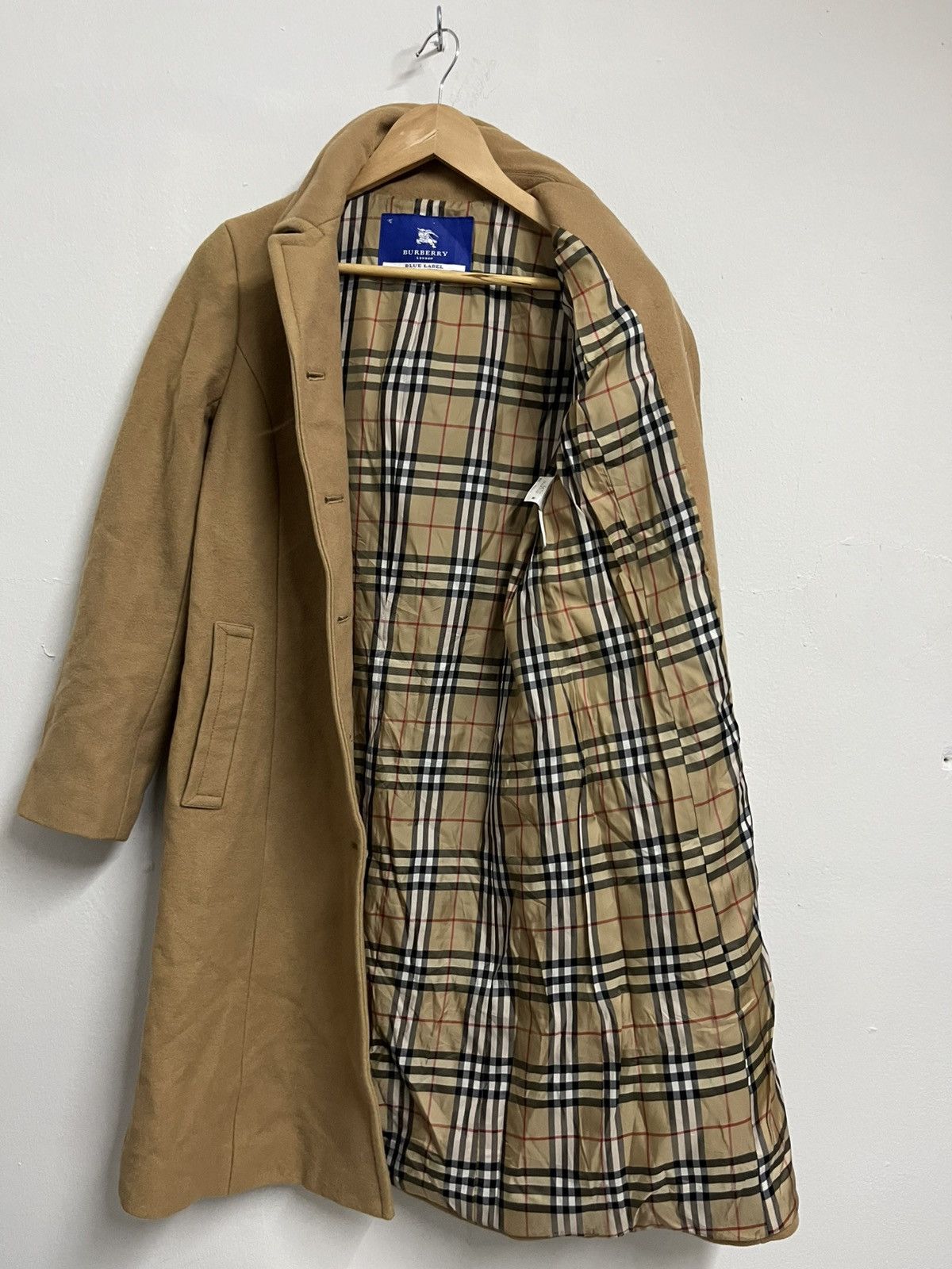 Burberry 💥Burberry Blue Label Wool Brown Long Jackets Size XS / US 0-2 / IT 36-38 - 1 Thumbnail