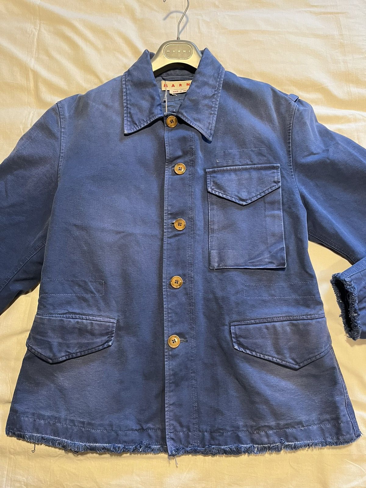 Marni Marni blue heavy denim jacket. Size US M / EU 48-50 / 2 - 3 Thumbnail