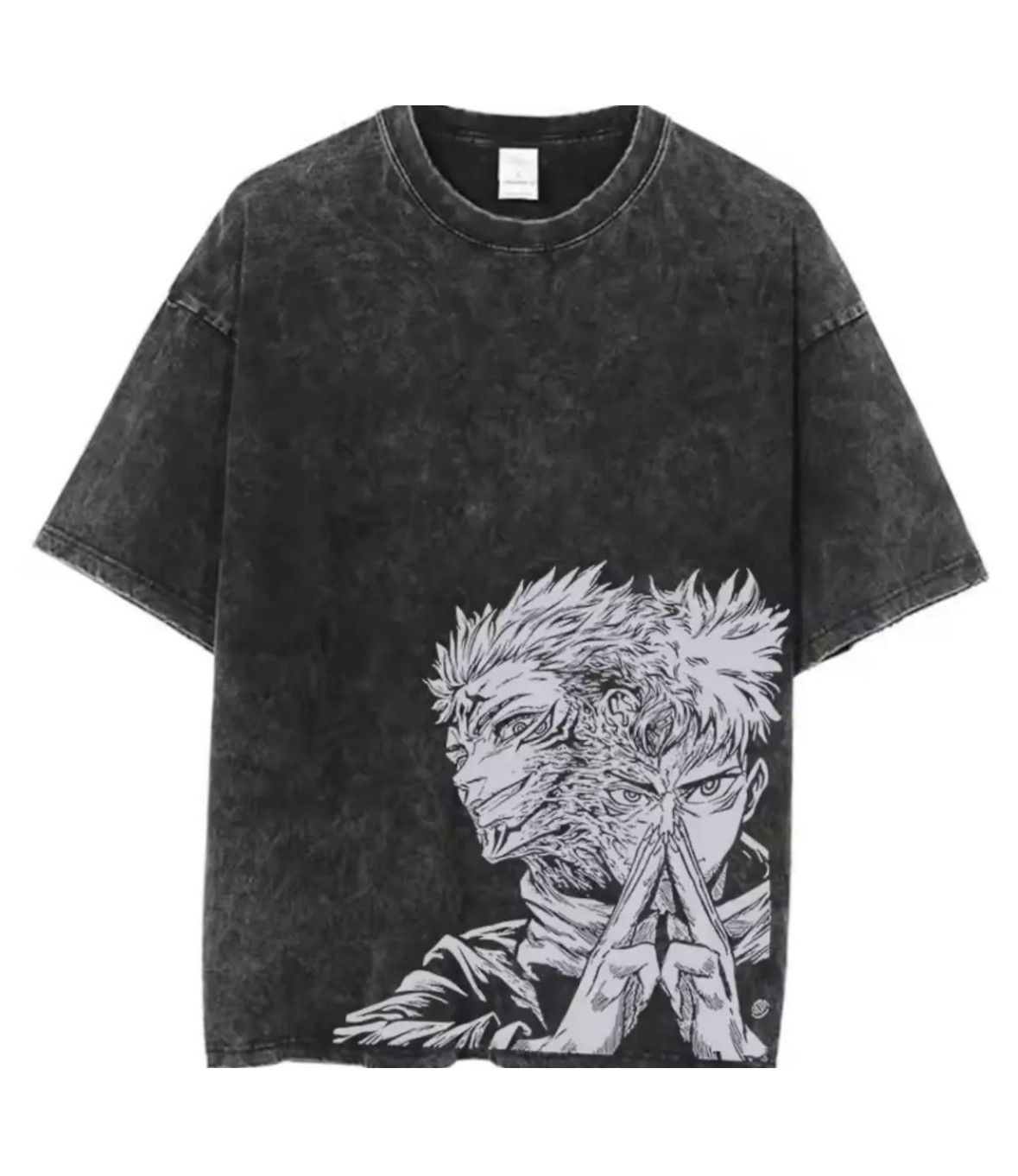 Japanese Brand Hip Hop Vintage Spirit Fighter Anime Graffiti Washed T-Shirt Size US M / EU 48-50 / 2 - 1 Thumbnail