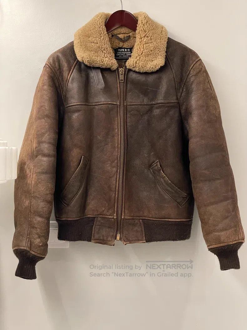 Schott Schott B6 fur integrated SCOTT leather jacket Size US M / EU 48-50 / 2 - 1 Thumbnail