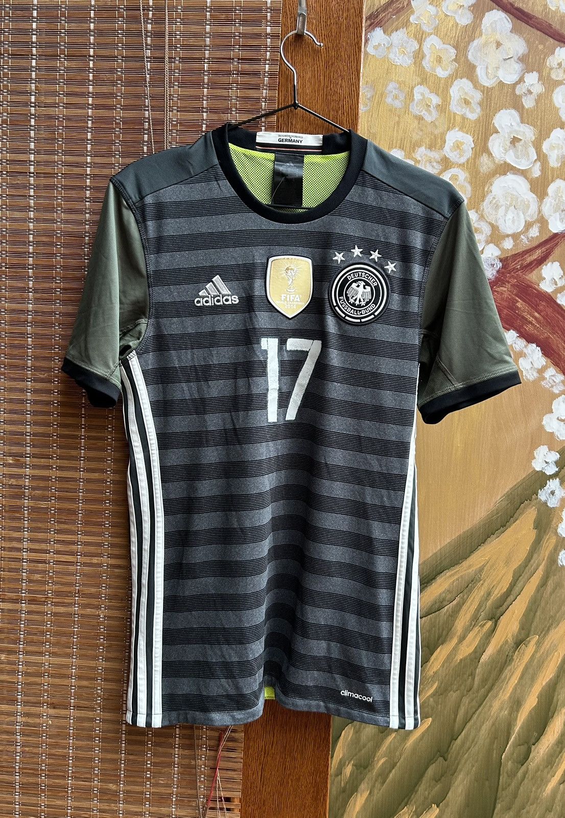 Adidas 2016-2017 Adidas Germany Away Jersey #17 Boateng Blokecore Size US S / EU 44-46 / 1 - 1 Thumbnail