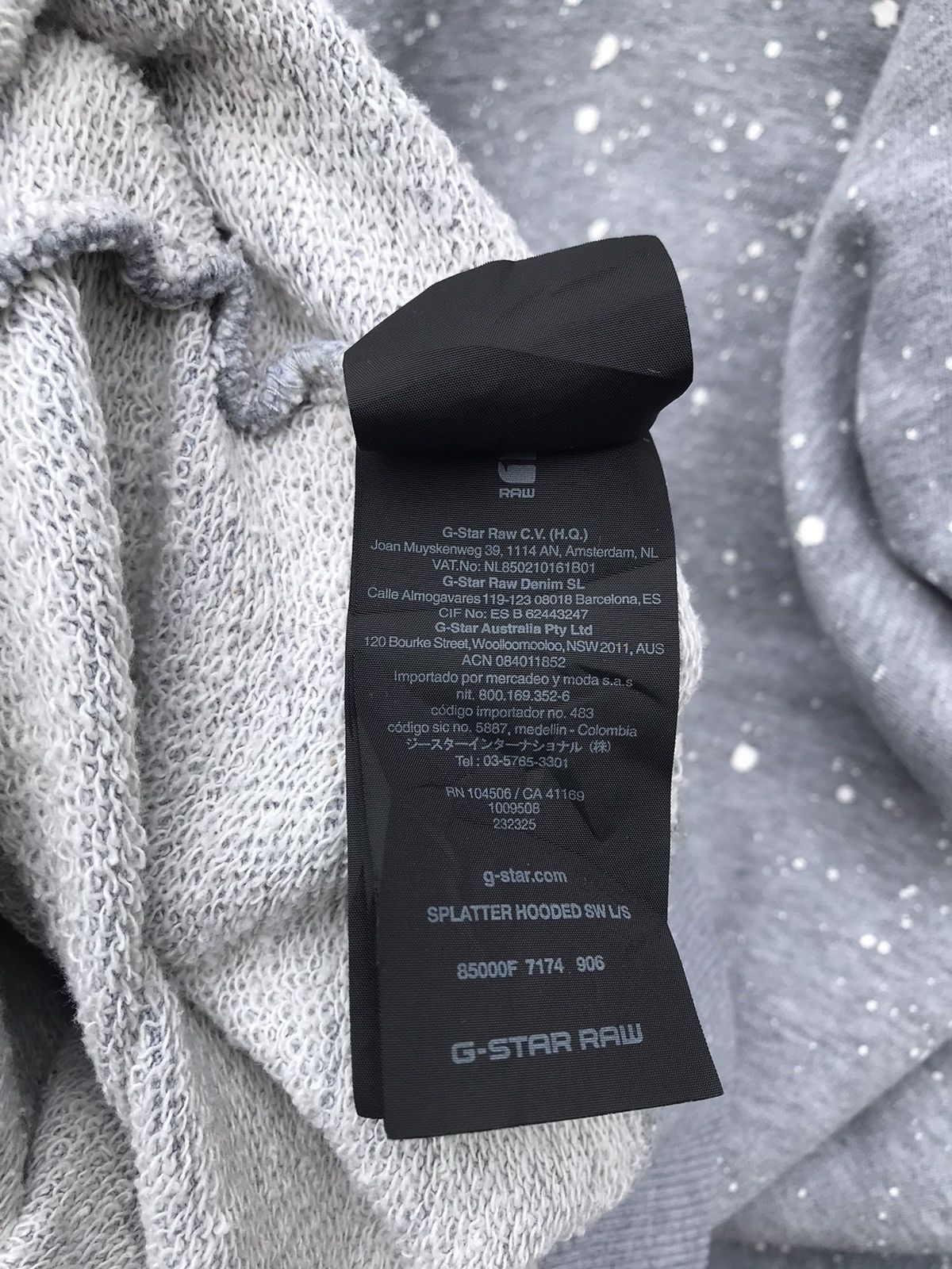 G-Star Gstar Paint Splash Sweater Hoodie Size US S / EU 44-46 / 1 - 11 Thumbnail