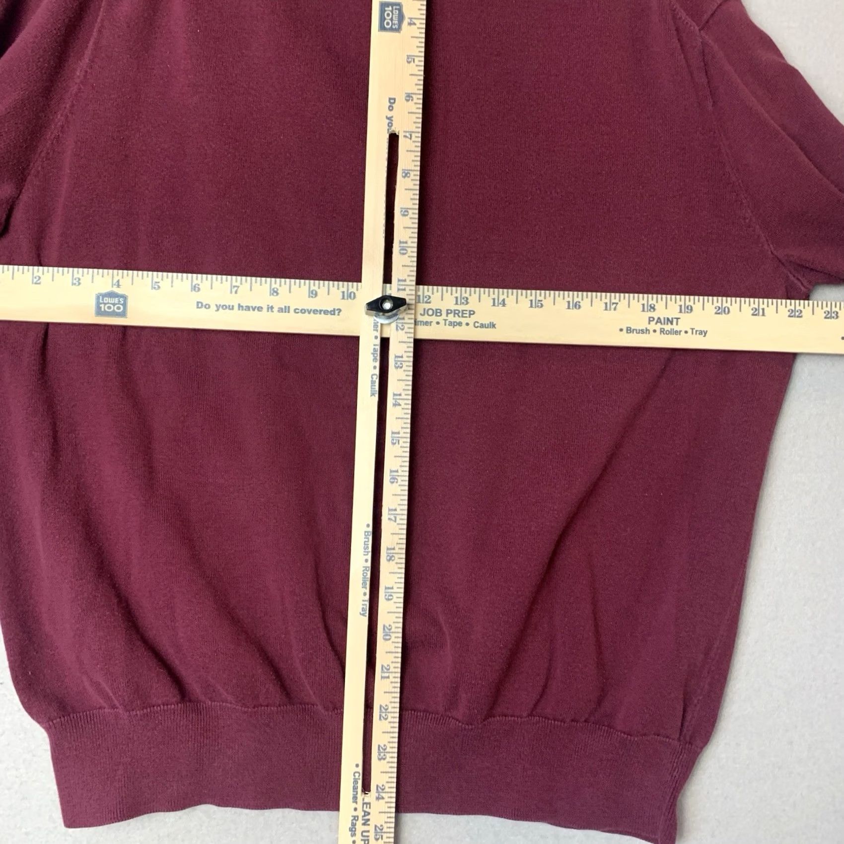 Polo Ralph Lauren Polo Ralph Lauren Sweater Men XL Maroon 100% Pima Cotton V-Neck Pony Preppy Shirt Pullover Logo Knit Long Sleeve Regular Vintage: No Size US XL / EU 56 / 4 - 5 Thumbnail