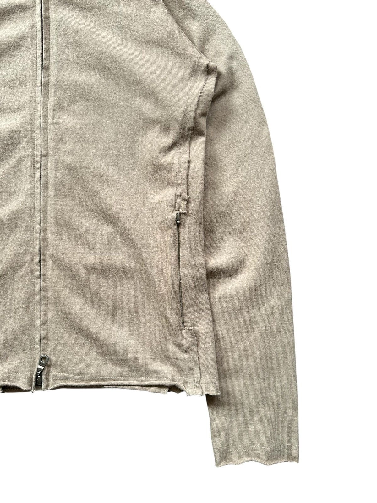 14th Addiction 00's Battalion Japan raw edge slim zipper hoodie Size US S / EU 44-46 / 1 - 5 Thumbnail