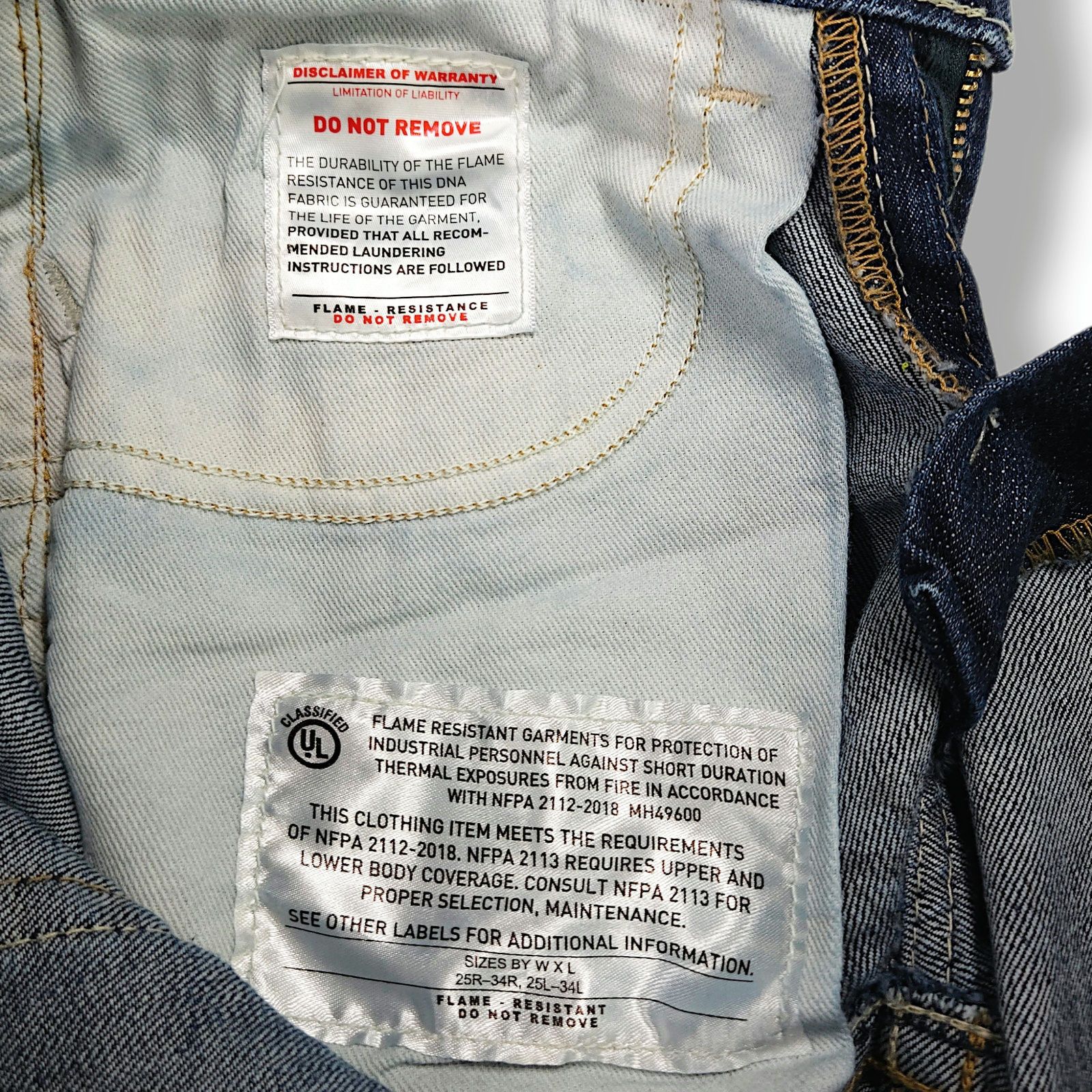 Ariat Ariat FR Mid Rise Bootcut Denim Jeans Arc Rated CAT 2 28Rx34 Size 28" / US 6 / IT 42 - 9 Thumbnail