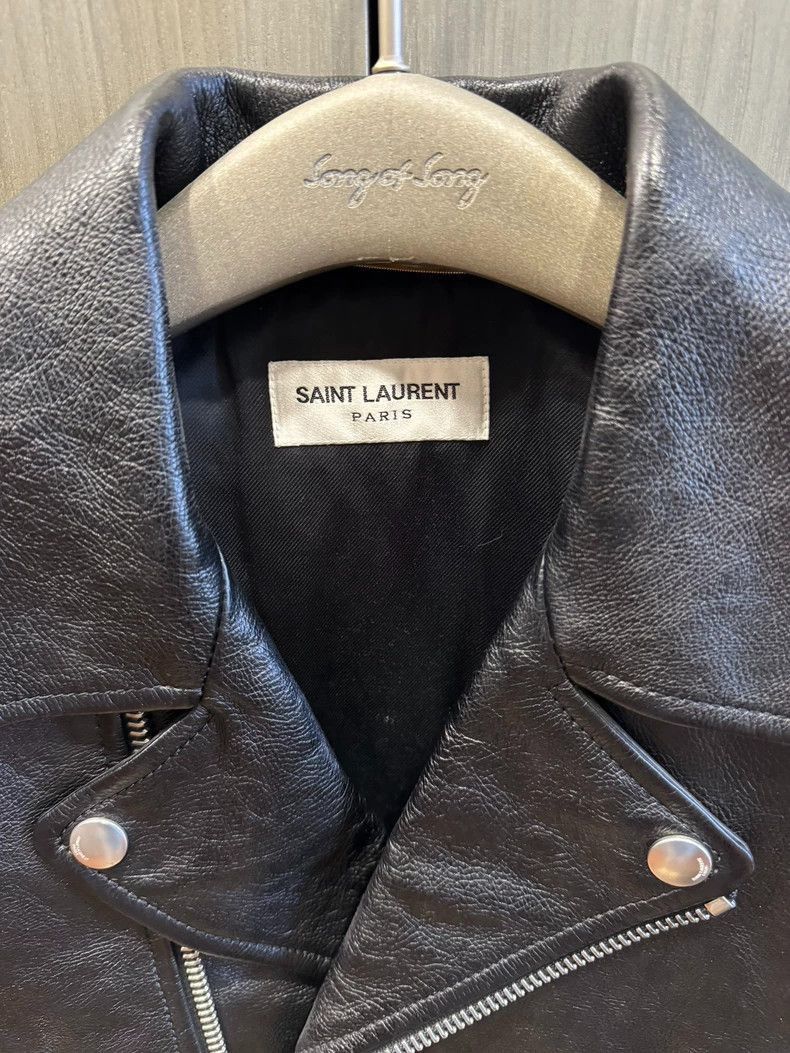 Saint Laurent Paris Saint Laurent Paris Motorcycle leather jacket-2506 Size US S / EU 44-46 / 1 - 3 Thumbnail