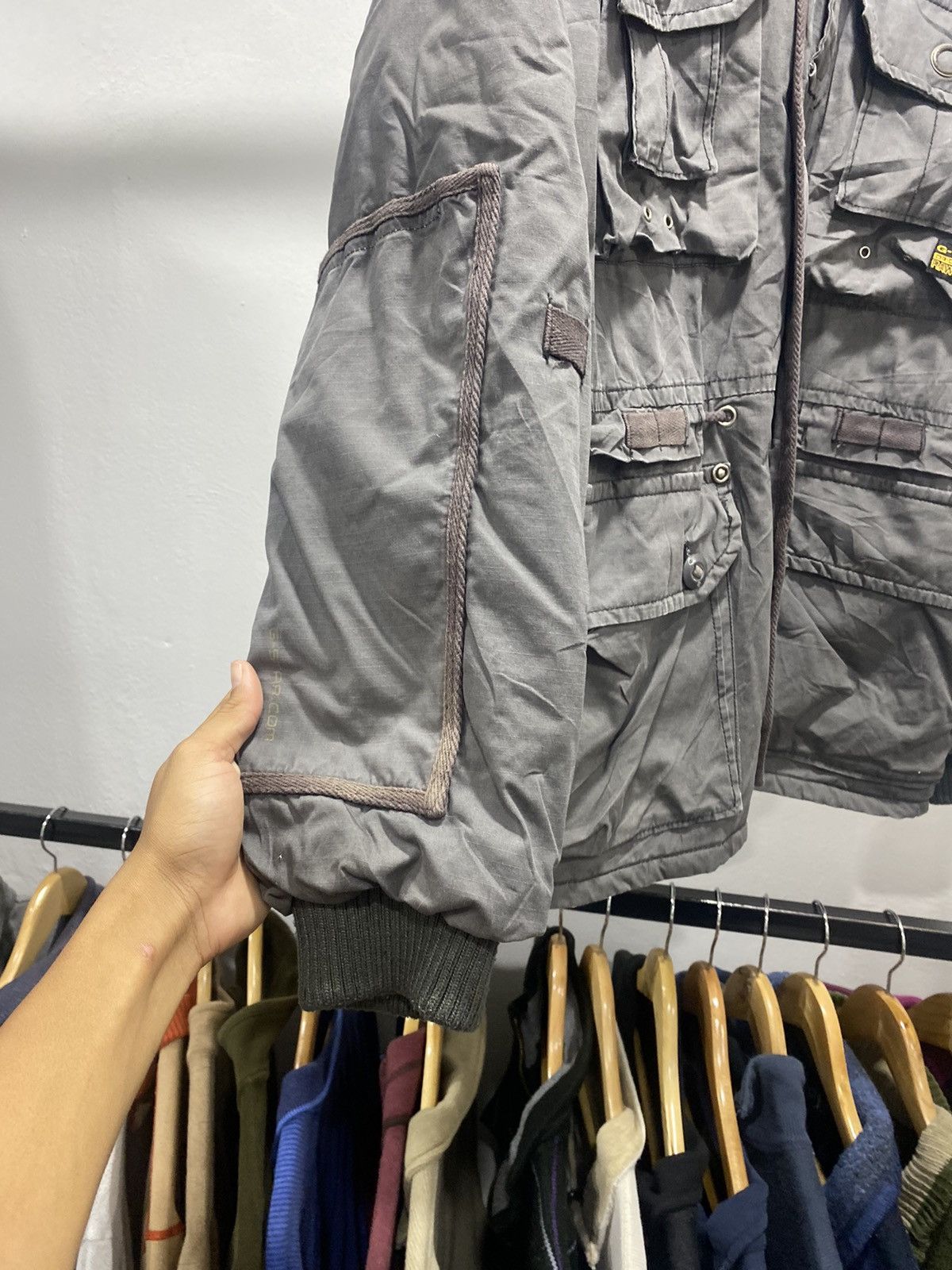 G-Star × Vintage 💥FINAL DROP💥 Gstar Utility Tactical Cargo Military Jacket Size US L / EU 52-54 / 3 - 7 Thumbnail