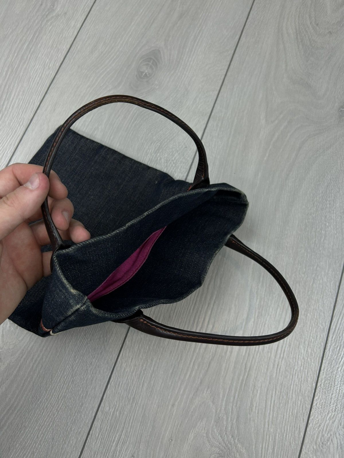 Evisu × Vintage Evisu Vintage denim handle bag Size ONE SIZE - 4 Thumbnail