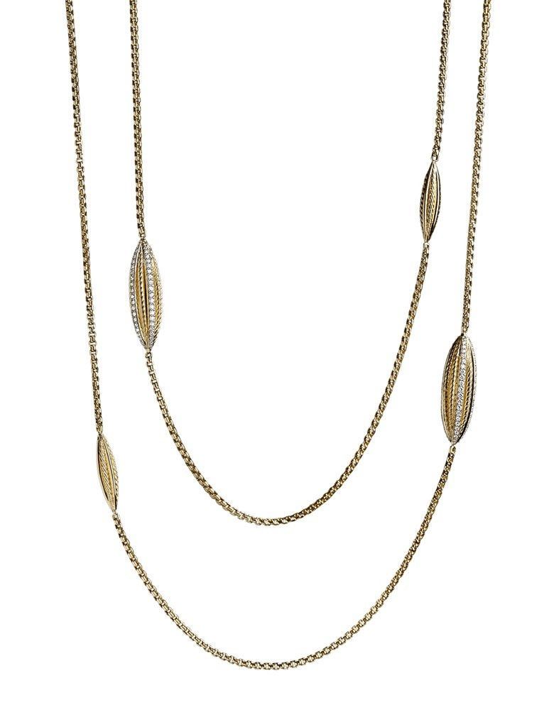 David Yurman o1w1db10426 N09899D Size:8 / Necklace in Golden Size ONE SIZE - 1 Preview