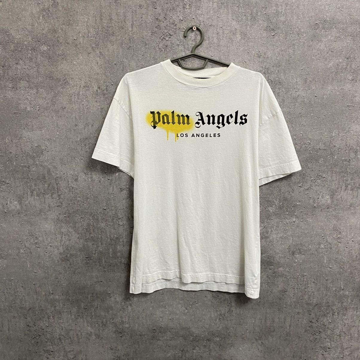 Palm Angels Palm Angels T-Shirt Spay Big Logo Los Angeles Size US M / EU 48-50 / 2 - 1 Thumbnail