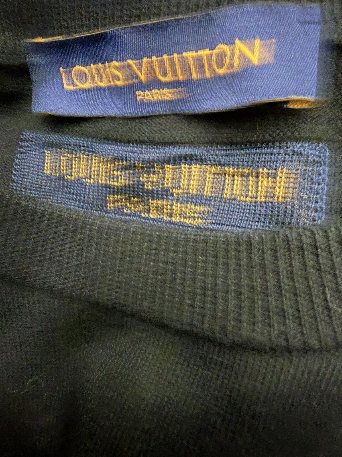 Louis Vuitton Louis Vuitton Maison Intarsia T-Shirt Size US L / EU 52-54 / 3 - 3 Thumbnail
