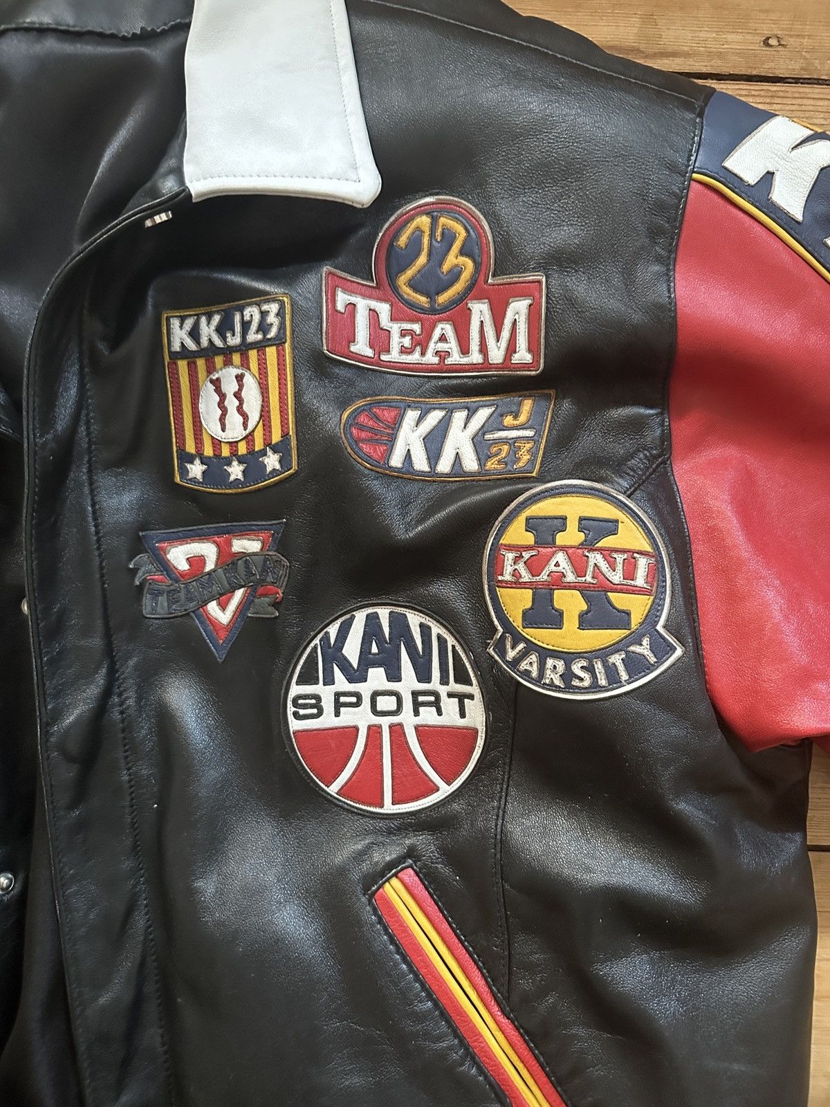 Karl Kani Leather jacket Karl Kani Multicolour size L Size US L / EU 52-54 / 3 - 6 Thumbnail