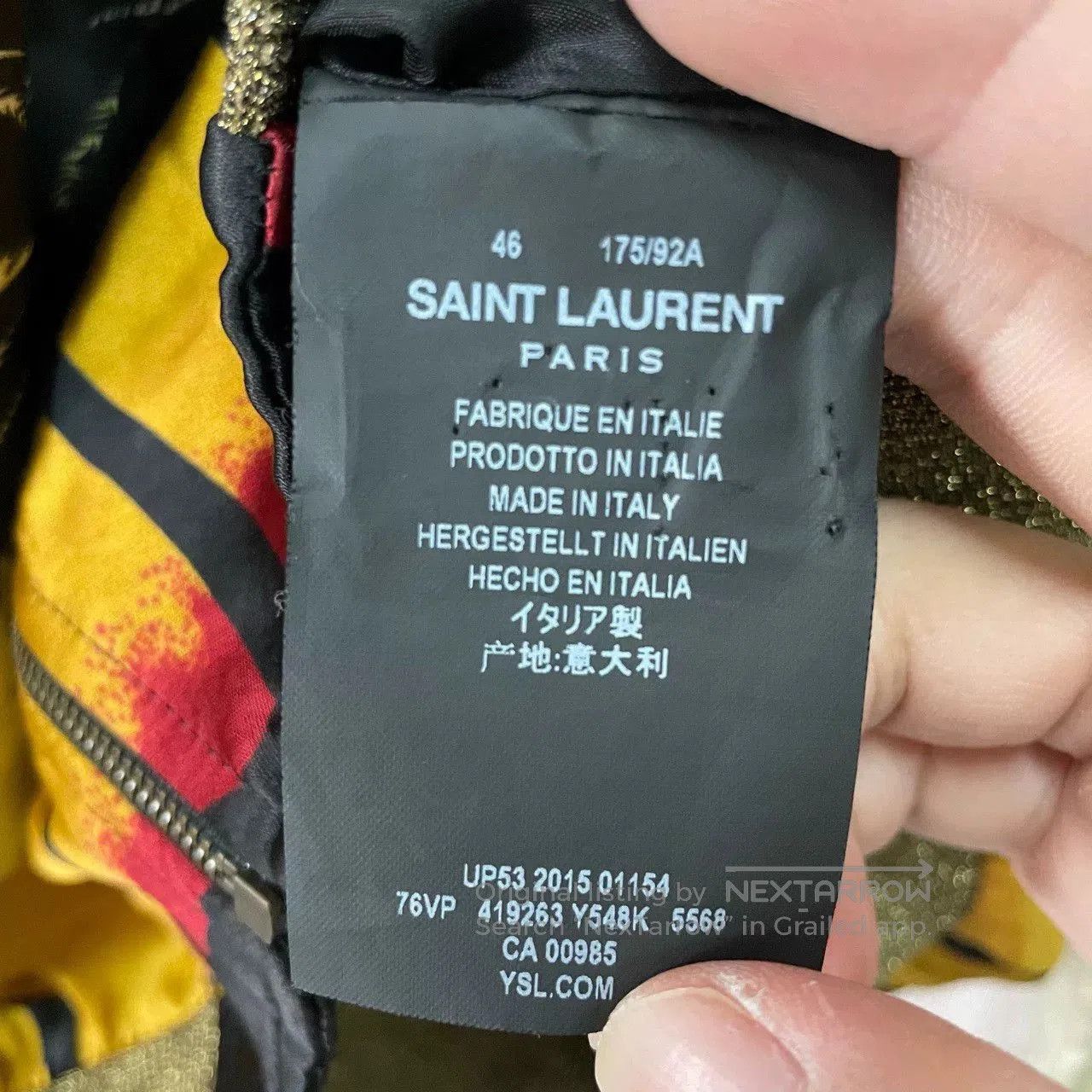 Saint Laurent Paris saint laurent palm tree bomber jacket. Size US M / EU 48-50 / 2 - 4 Thumbnail