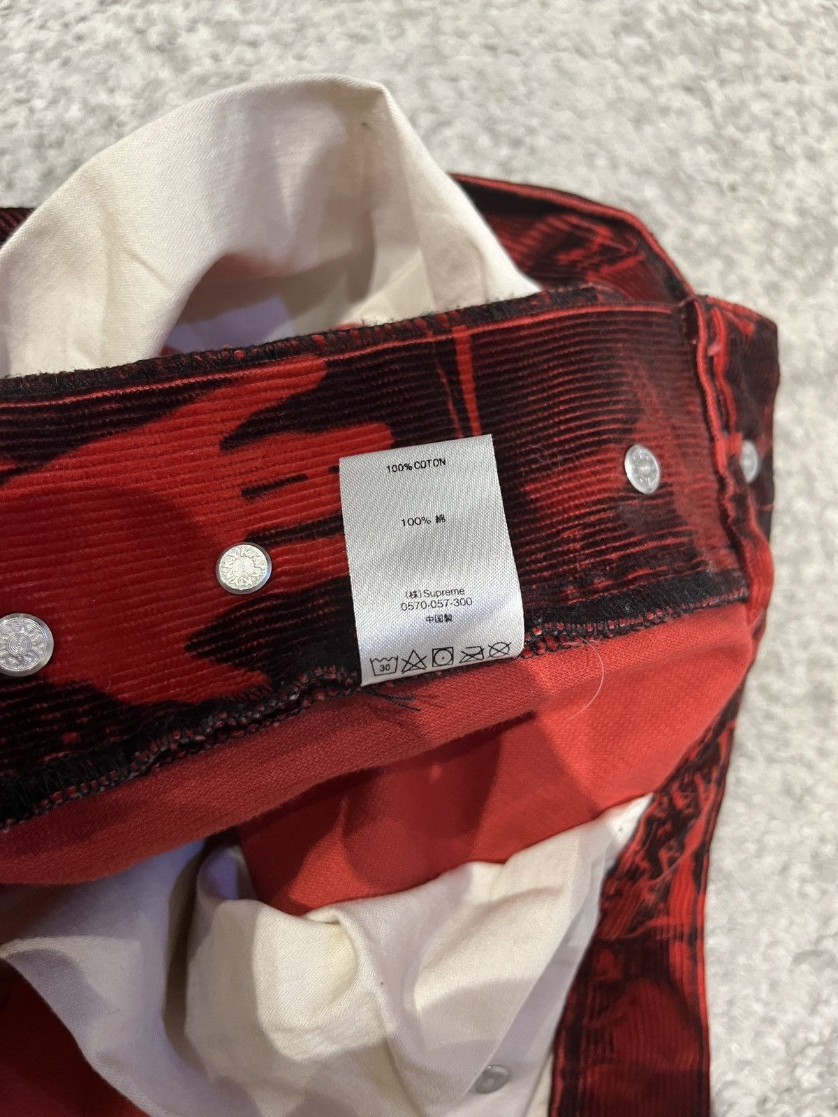 Supreme Supreme Vibrations Corduroy Trousers SS18 32W Size US 32 / EU 48 - 6 Thumbnail