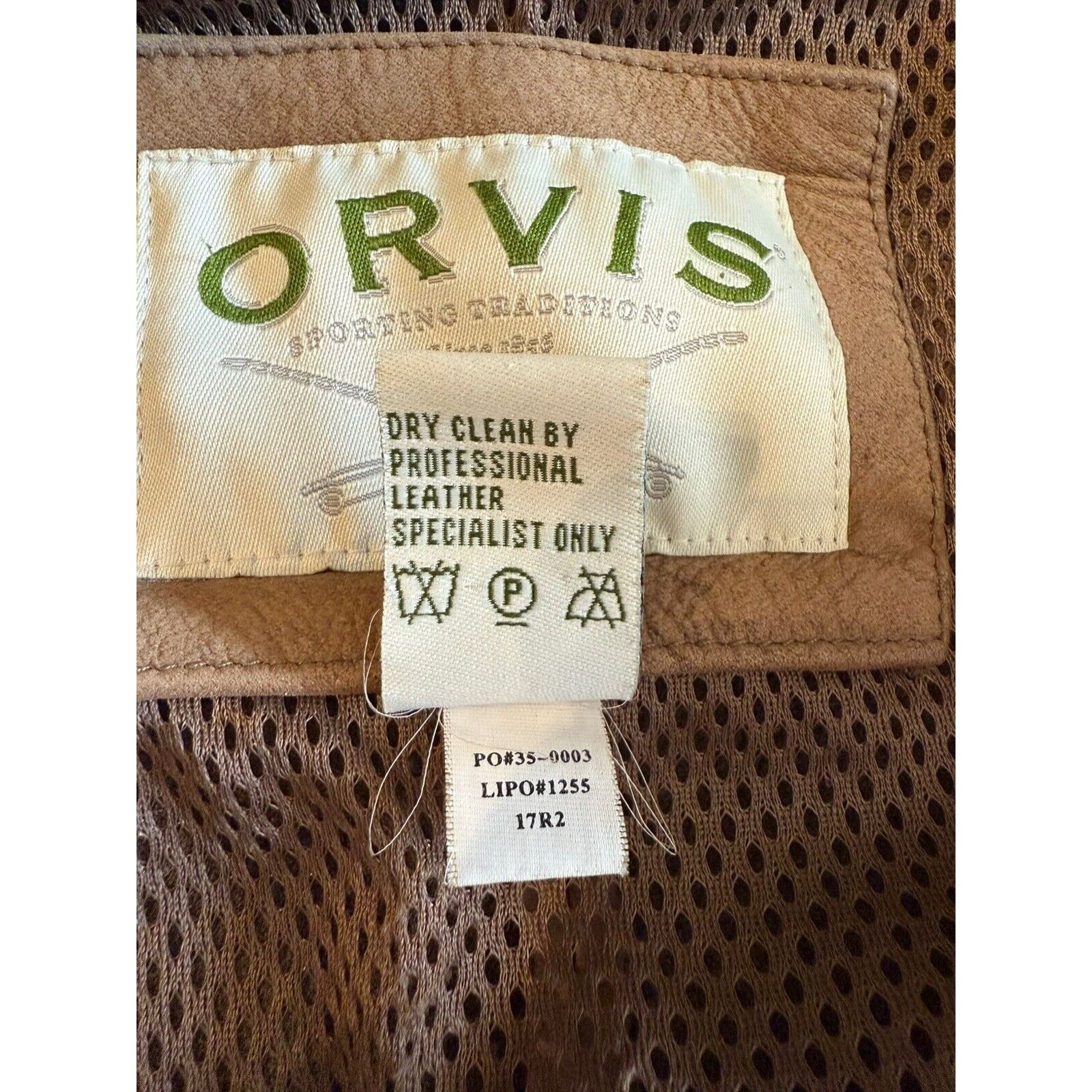 Orvis Vintage Orvis Leather Bandera Suede Blazer Mesh Lined Size US S / EU 44-46 / 1 - 13 Thumbnail