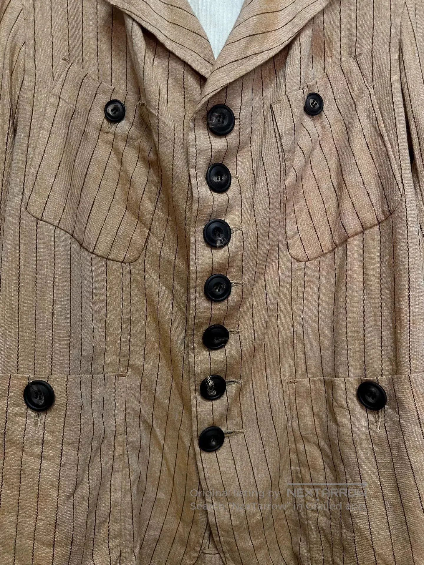 John Alexander Skelton John Alexander Skelton Antique Linen Jacket. Size US M / EU 48-50 / 2 - 5 Thumbnail