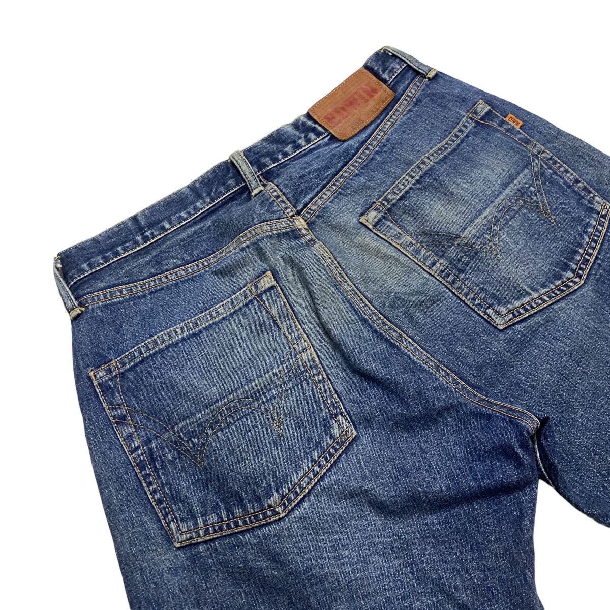 Edwin × Japanese Brand Edwin selvedge baggy distressed denim Size US 32 / EU 48 - 7 Thumbnail