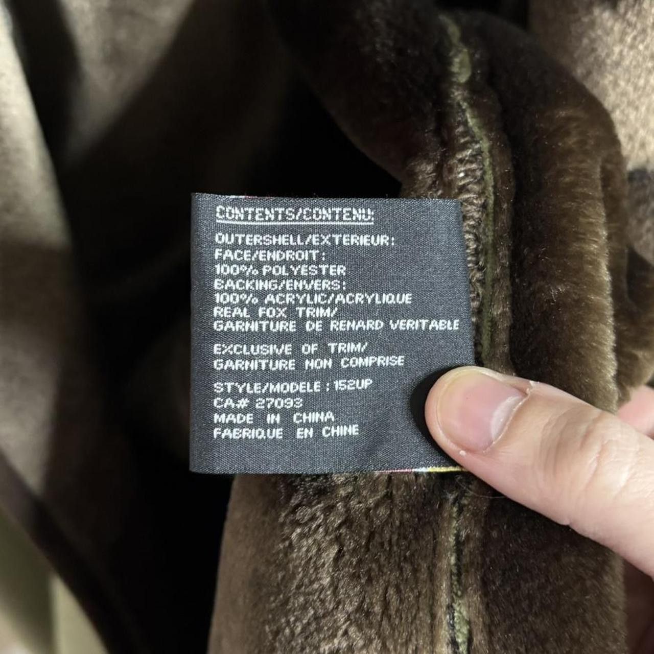 Other Vintage Light Green Fox Trim Hooded Long Coat Jacket - S Size US S / EU 44-46 / 1 - 6 Thumbnail