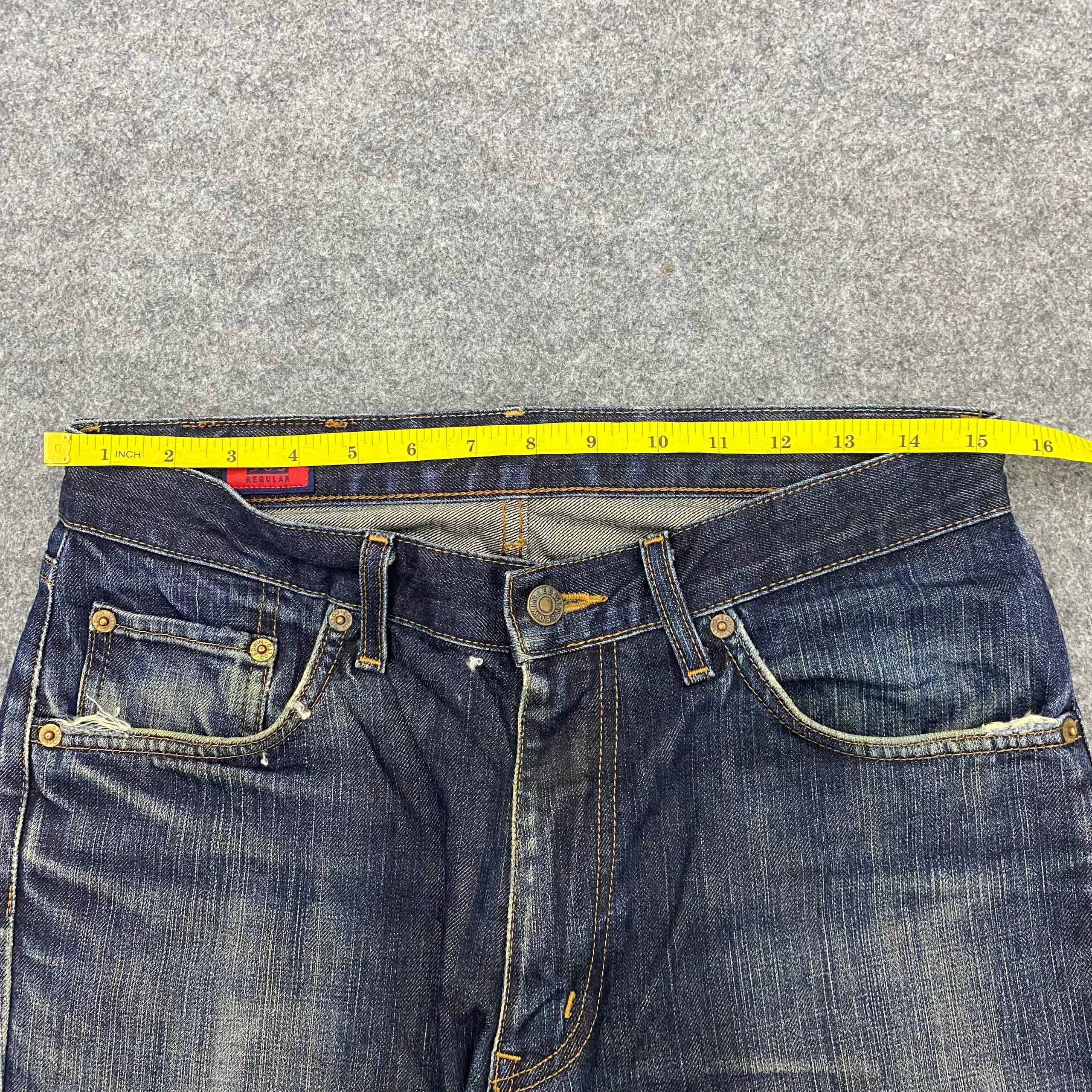Edwin 💥Best Offer💥Vintage Edwin 503 Distressed Denim Size US 31 - 4 Thumbnail