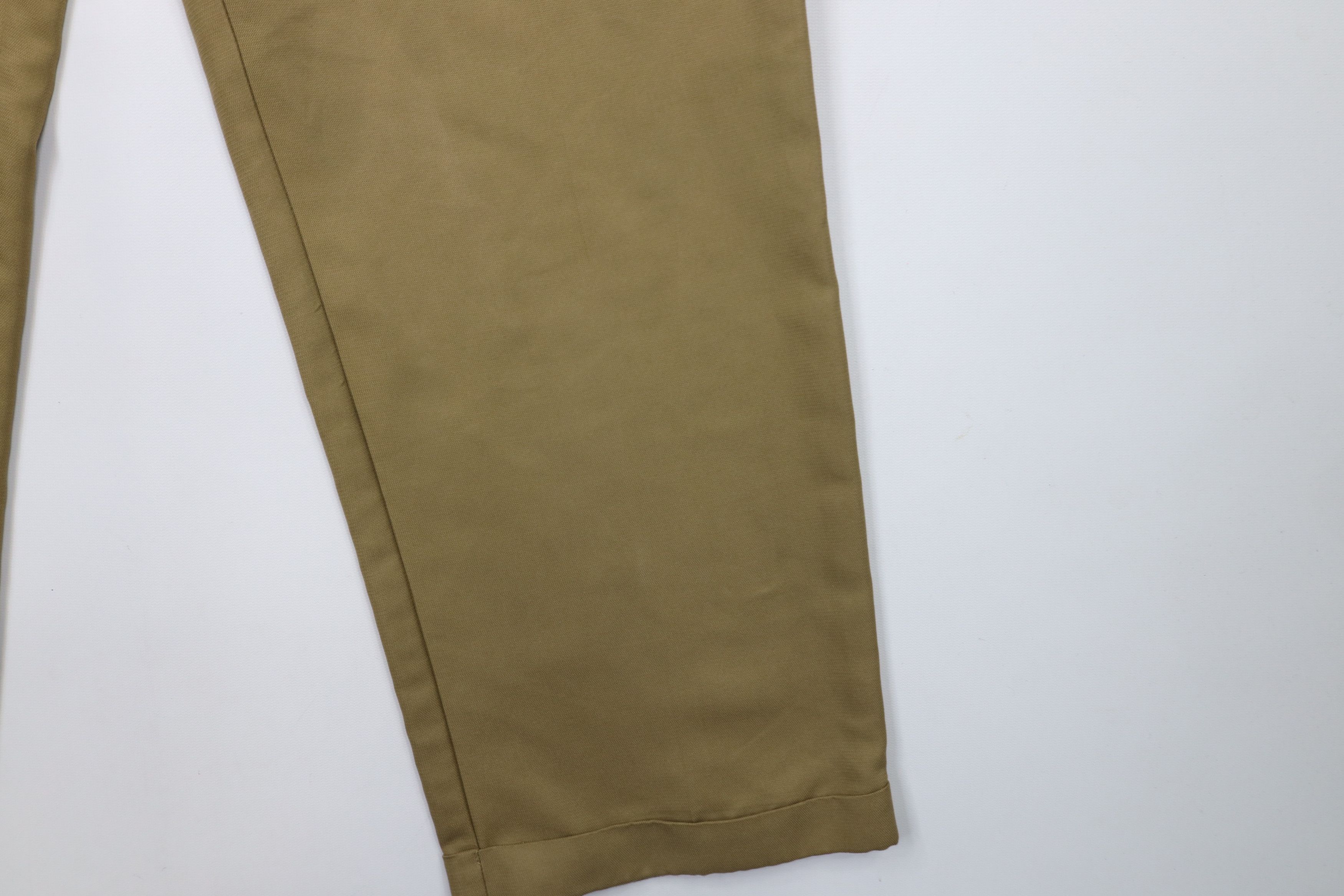 Tommy Hilfiger × Vintage Vintage 90s Tommy Hilfiger Cuffed Wide Leg Chino Pants Brown Size US 30 / EU 46 - 5 Thumbnail